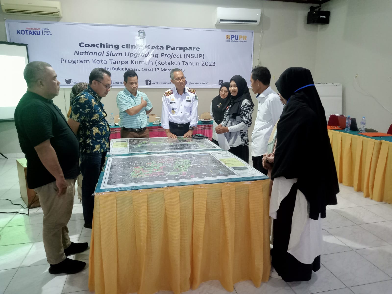 Program KOTAKU, Bersama Kementerian PUPR Pemkot Parepare Gelar Coaching Clinic NSUP